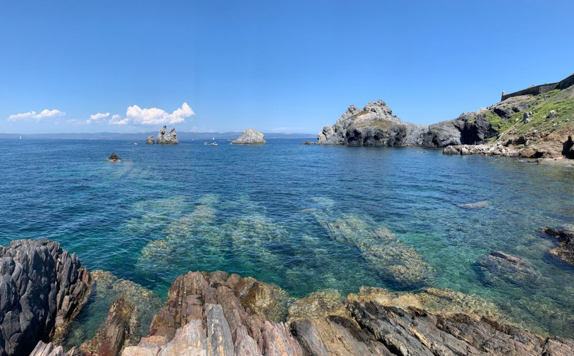Beautiful islands in Europe Hyeres Island France