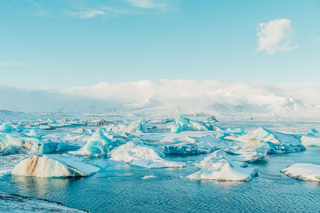 Natural Landmarks in Europe Jokularson Glacier Lagoon Iceland