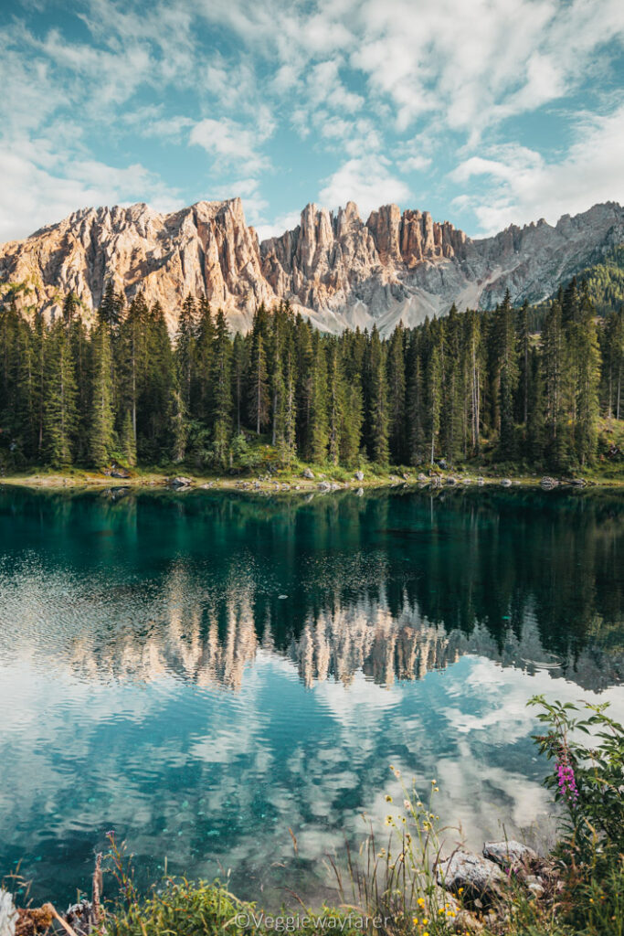 Lago di Carrezza Dolomites Italy