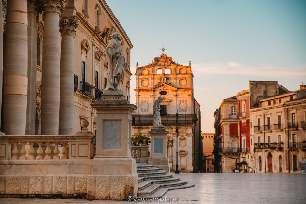 Syracusa Cathedral Ortigia Sicily Italy