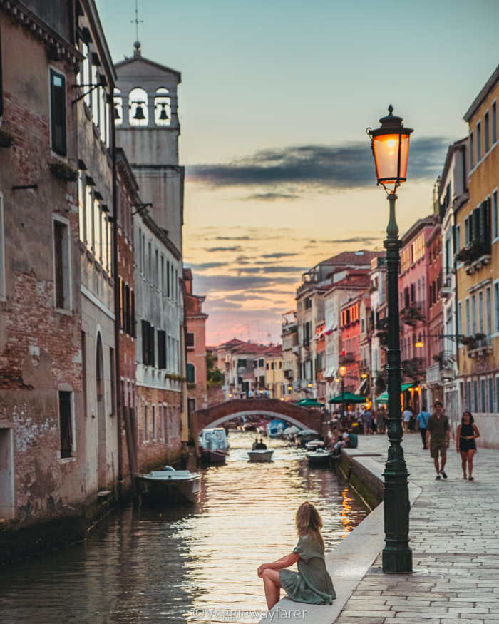 exploring the canals of Venice