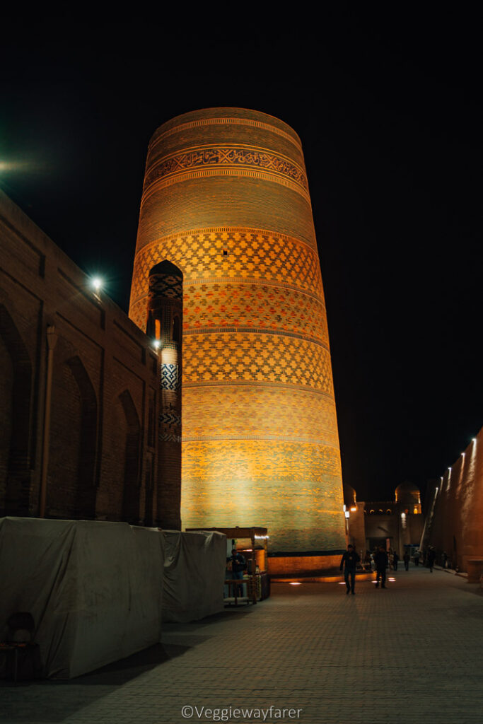 Khiva Guide at night