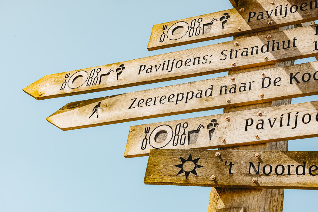 Texel wooden sign