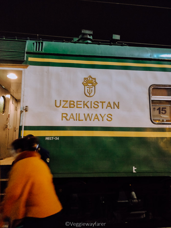 train in Uzbekistan