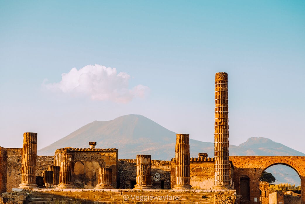 Pompeii in southern italy