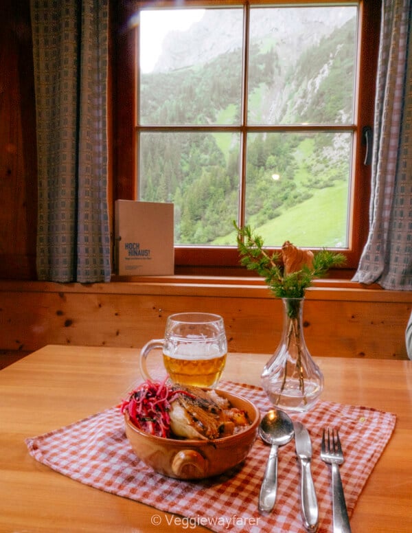 Sarotla Hut Vorarlberg Food