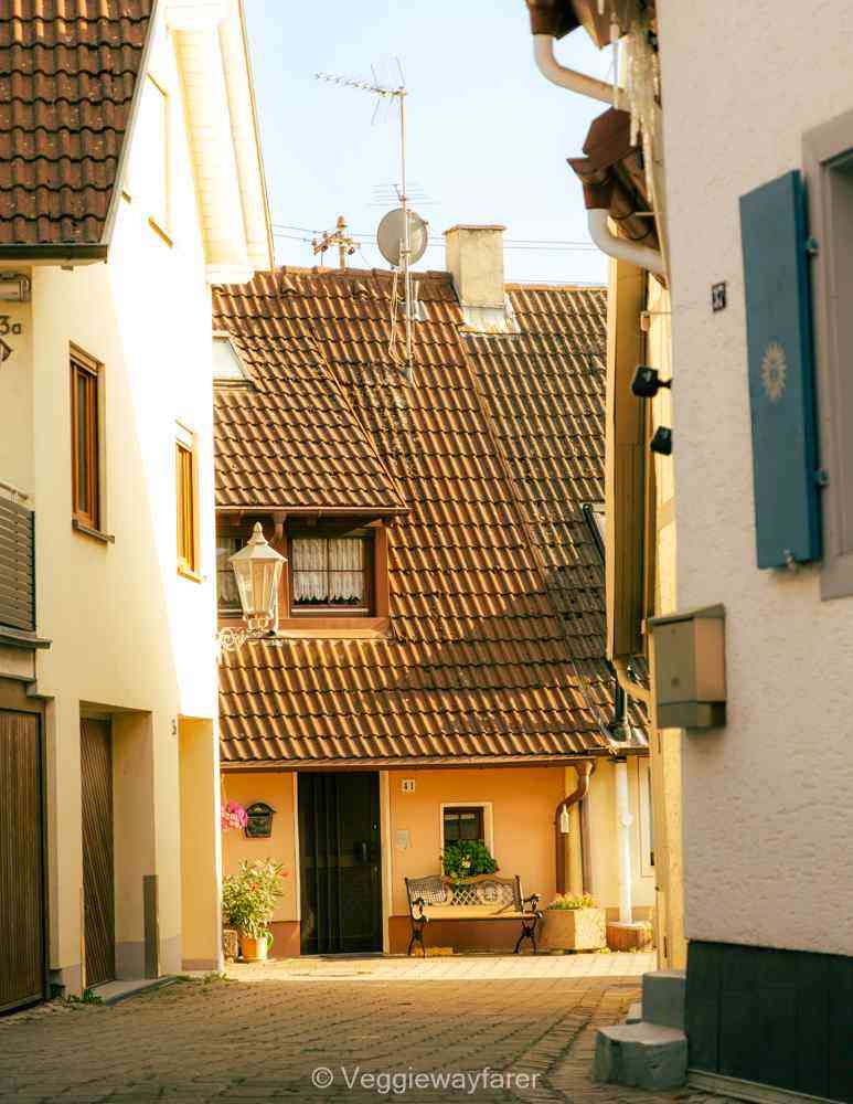 Little house in a small alley of Endingen