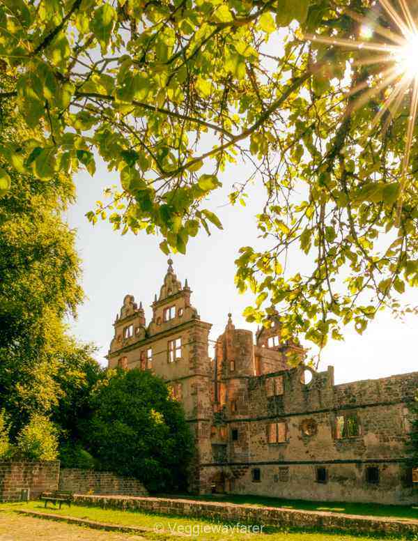 Ruins of the hunting lodge inside Hirsau Monastery Black Forest Germany
