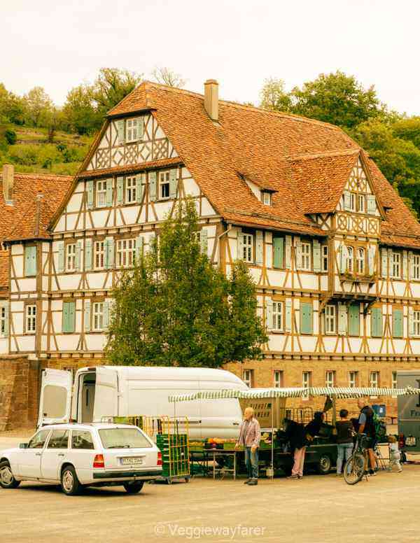 Market at the Maulbronn Monastery Complex in Germany