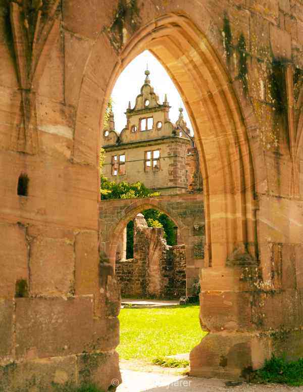 Tower of  the Hirsau Monastery in the Black Forest Germany