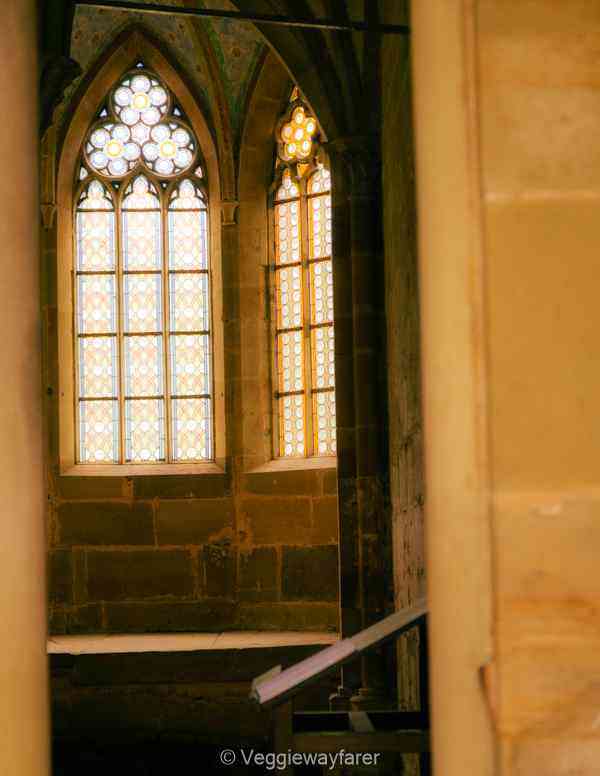 stained glass of the Maulbronn Monastery in Germany