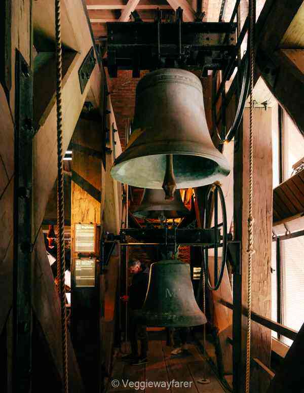 various bells that hang in the domtower in Utrecht
