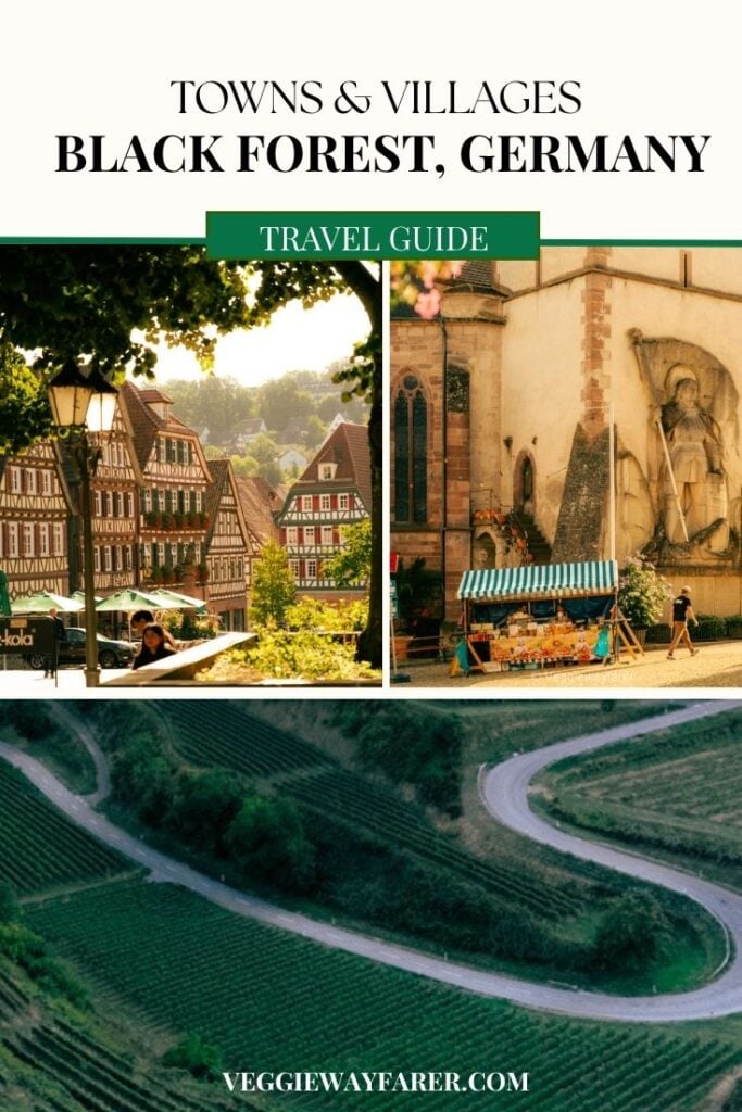Towns and villages in Black Forest Germany