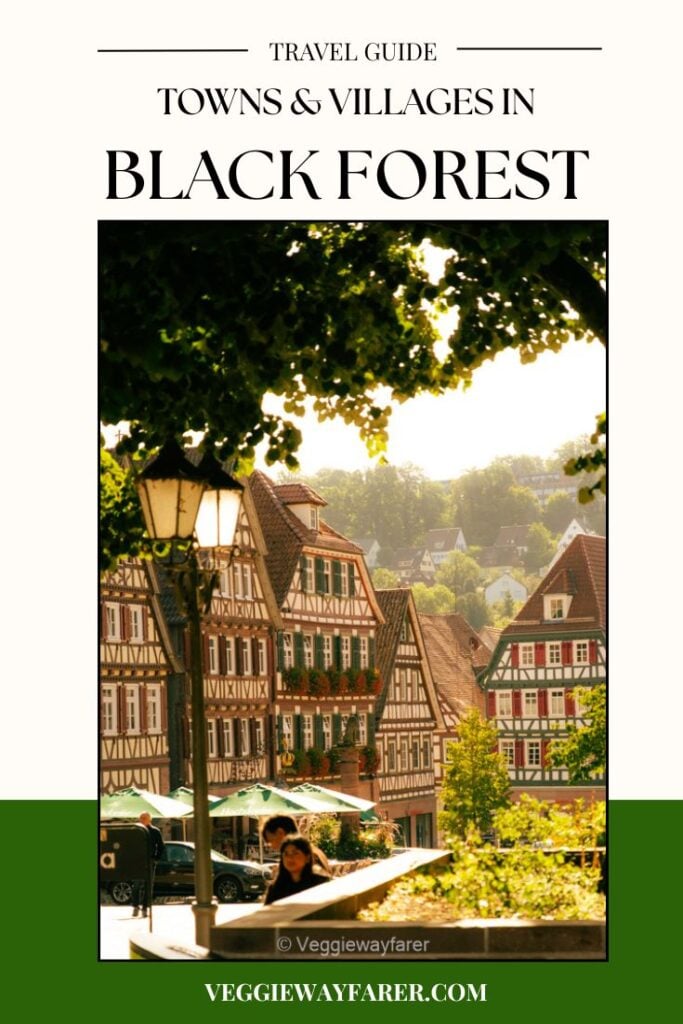 Towns and villages in Black Forest Germany